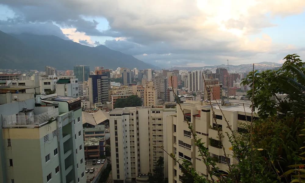 Caracas with the Avila range