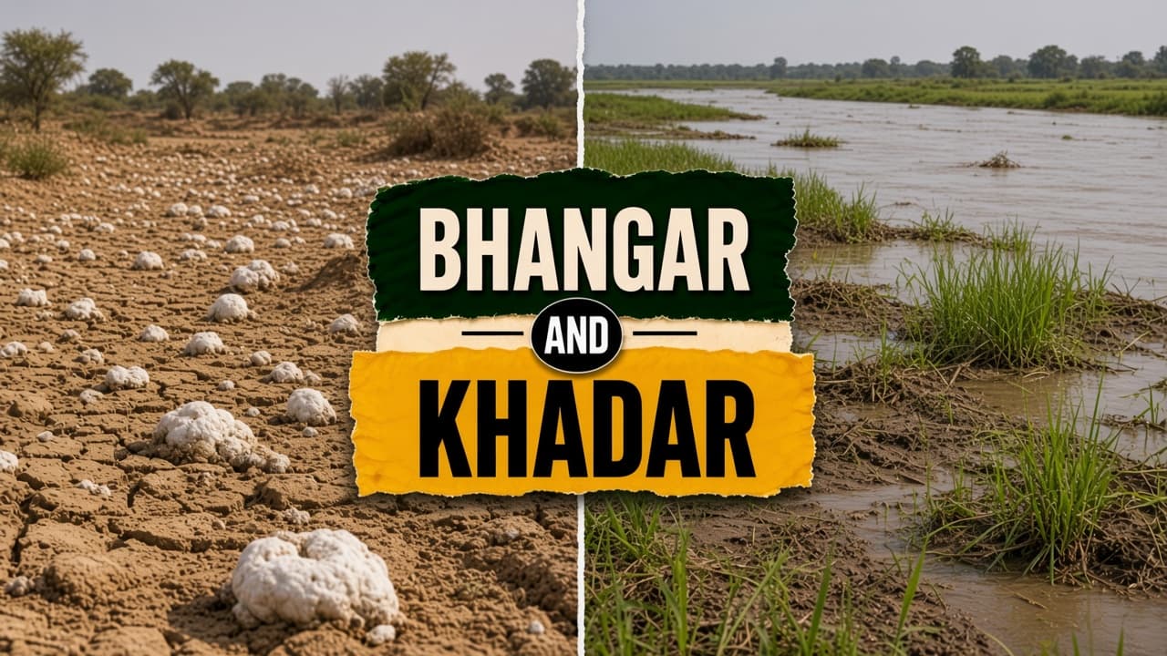 Difference between Bhangar and Khadar