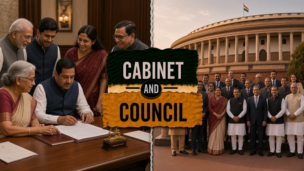 Difference between the Cabinet and the Council of Ministers