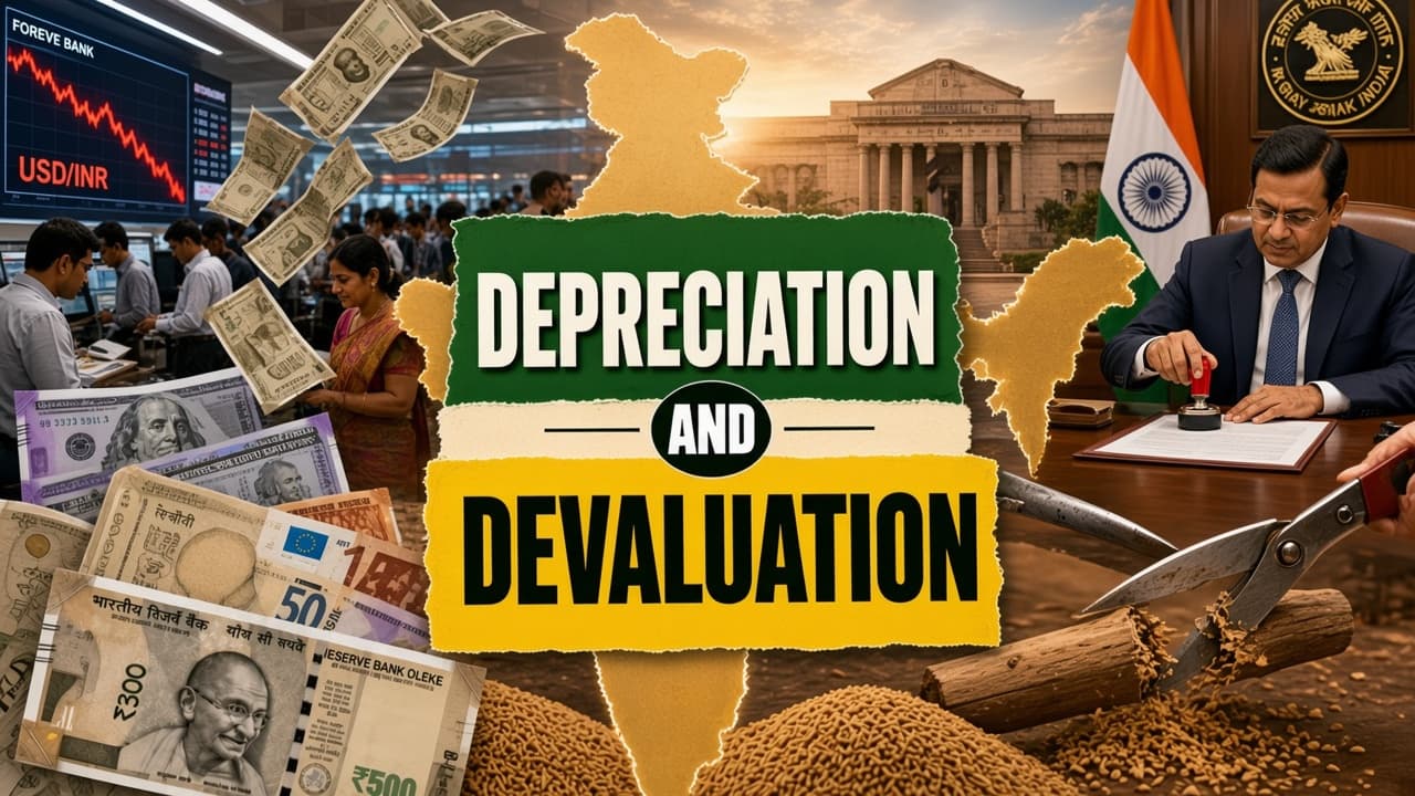 Difference between Depreciation and Devaluation