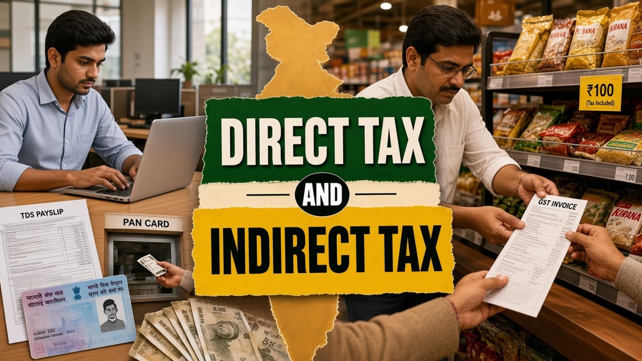 Difference between Direct Tax and Indirect Tax