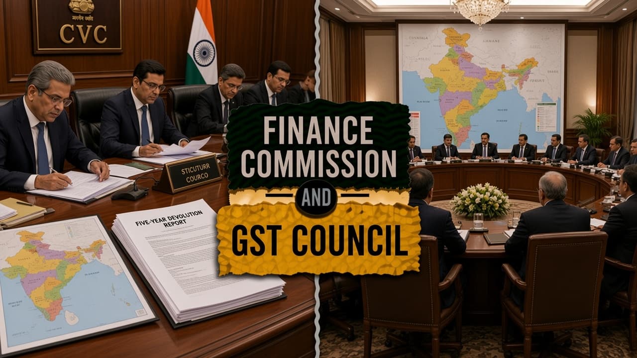 Difference between the Finance Commission and the GST Council