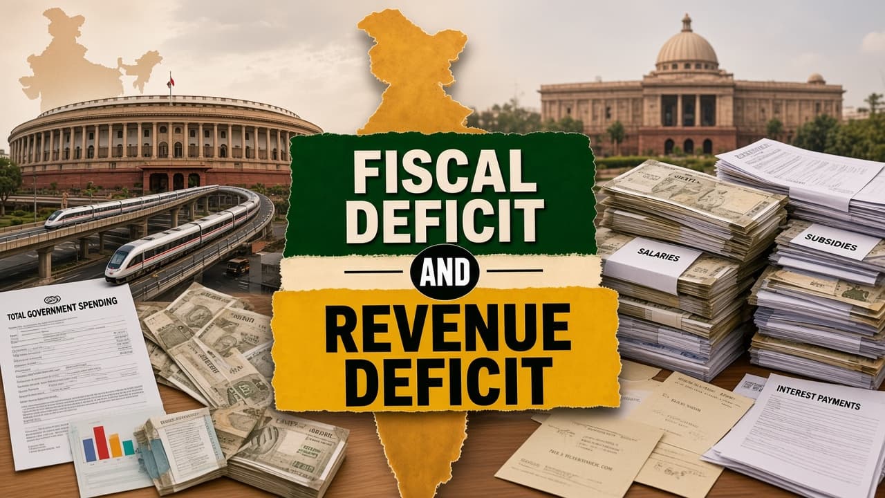 Difference between Fiscal Deficit and Revenue Deficit