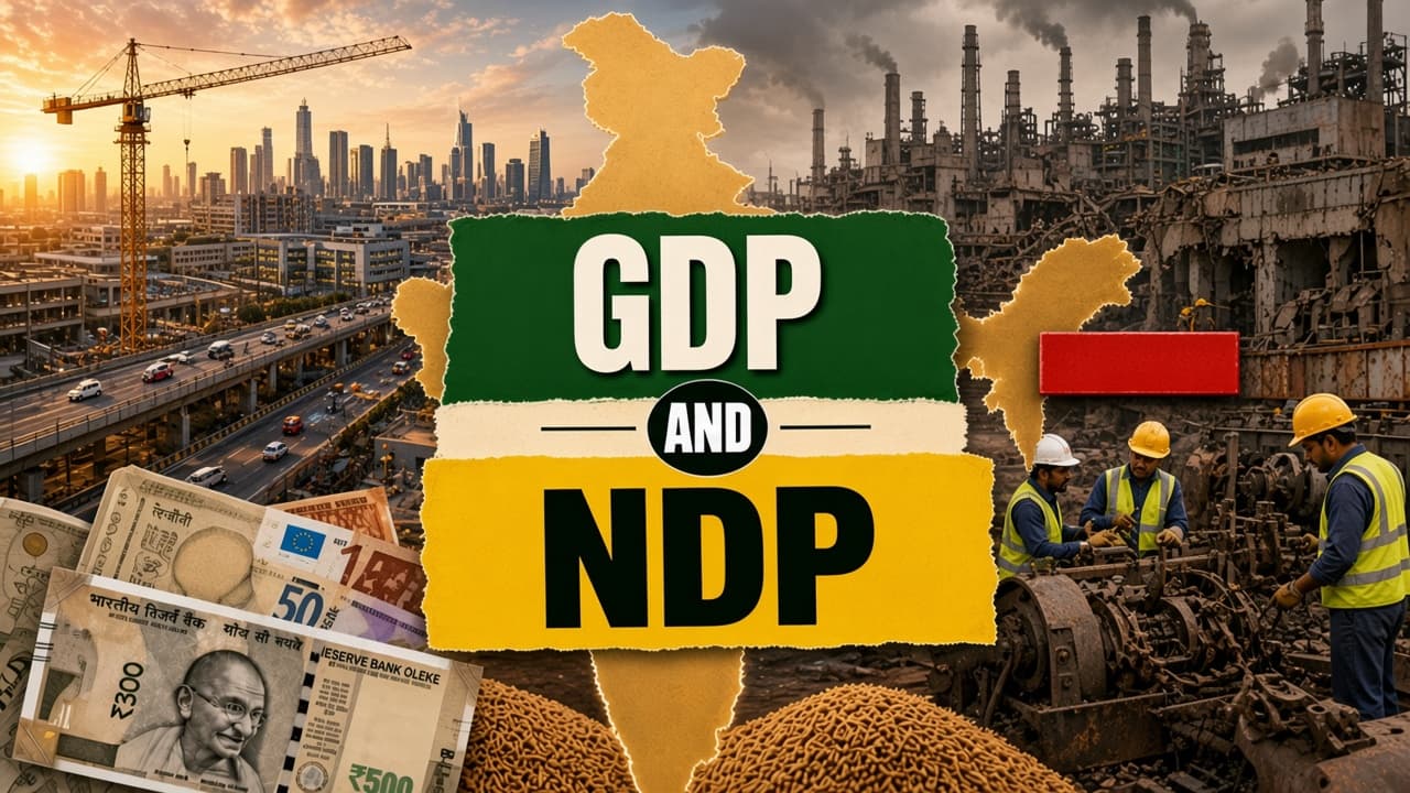 Difference between GDP and NDP