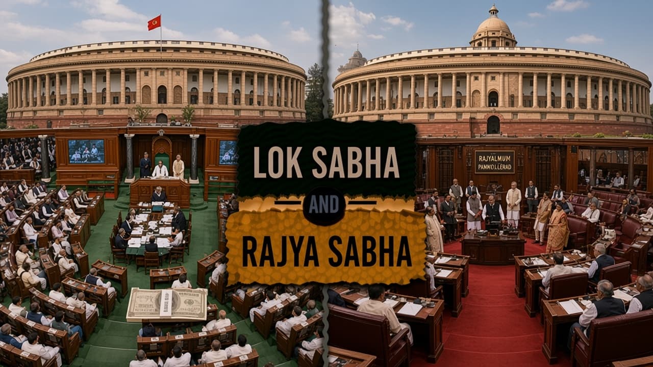 Difference between Lok Sabha and Rajya Sabha