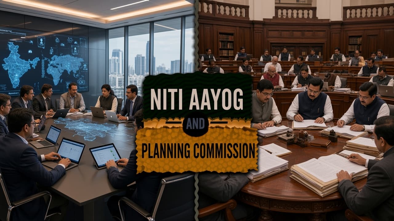 Difference between NITI Aayog and the Planning Commission