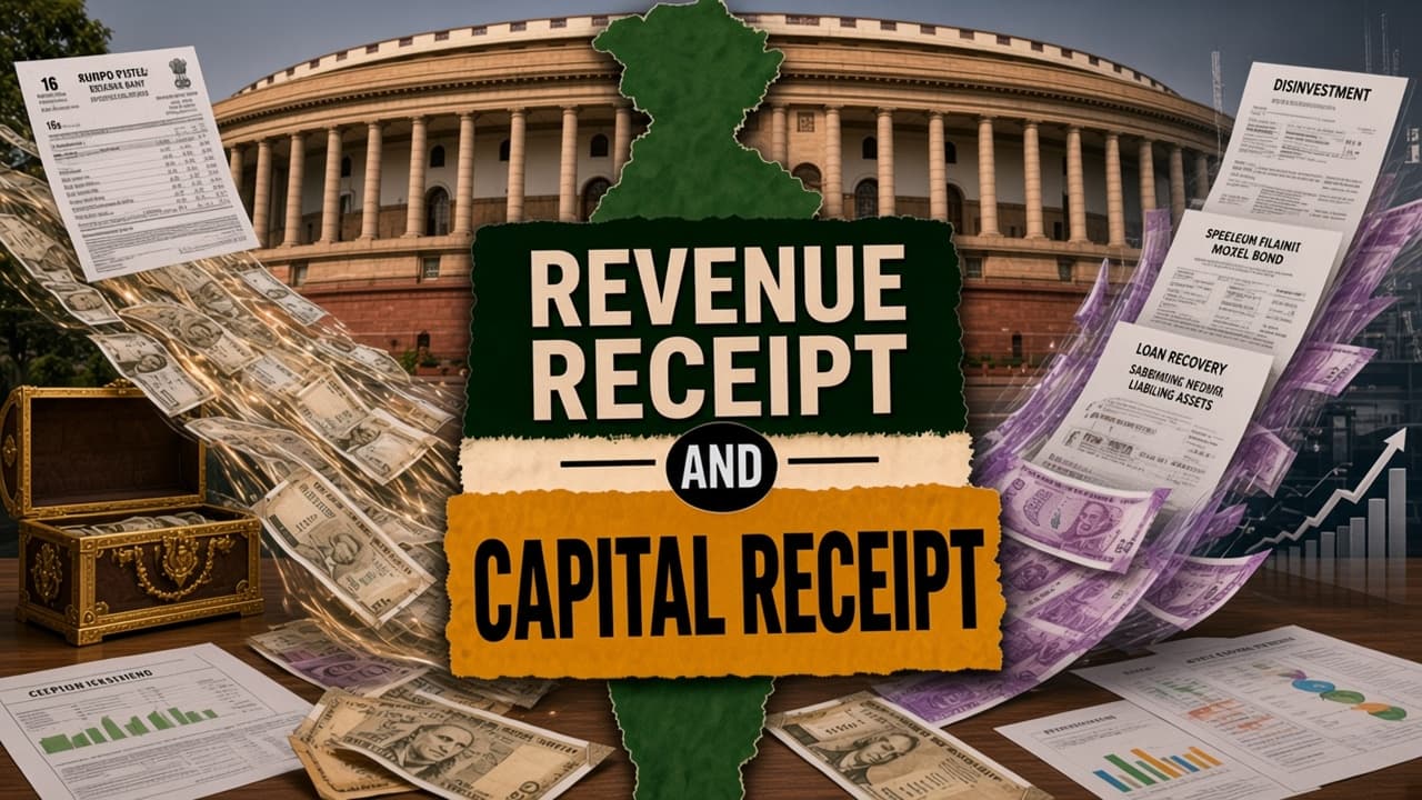 Difference between Revenue Receipt and Capital Receipt