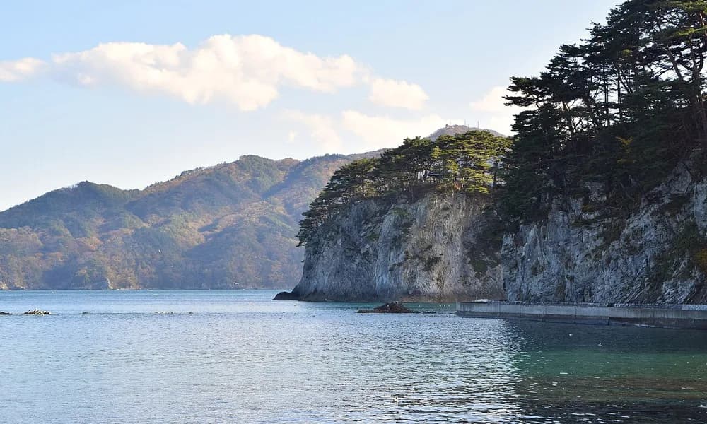Pacific coastline of Iwate
