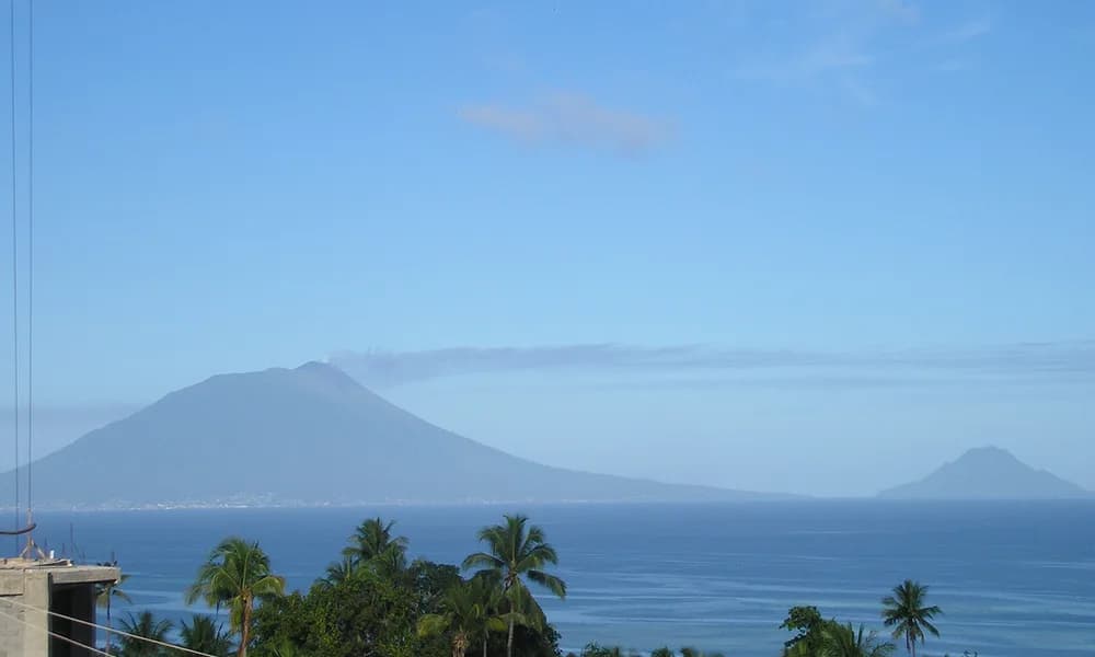 Ternate volcanic island, North Maluku