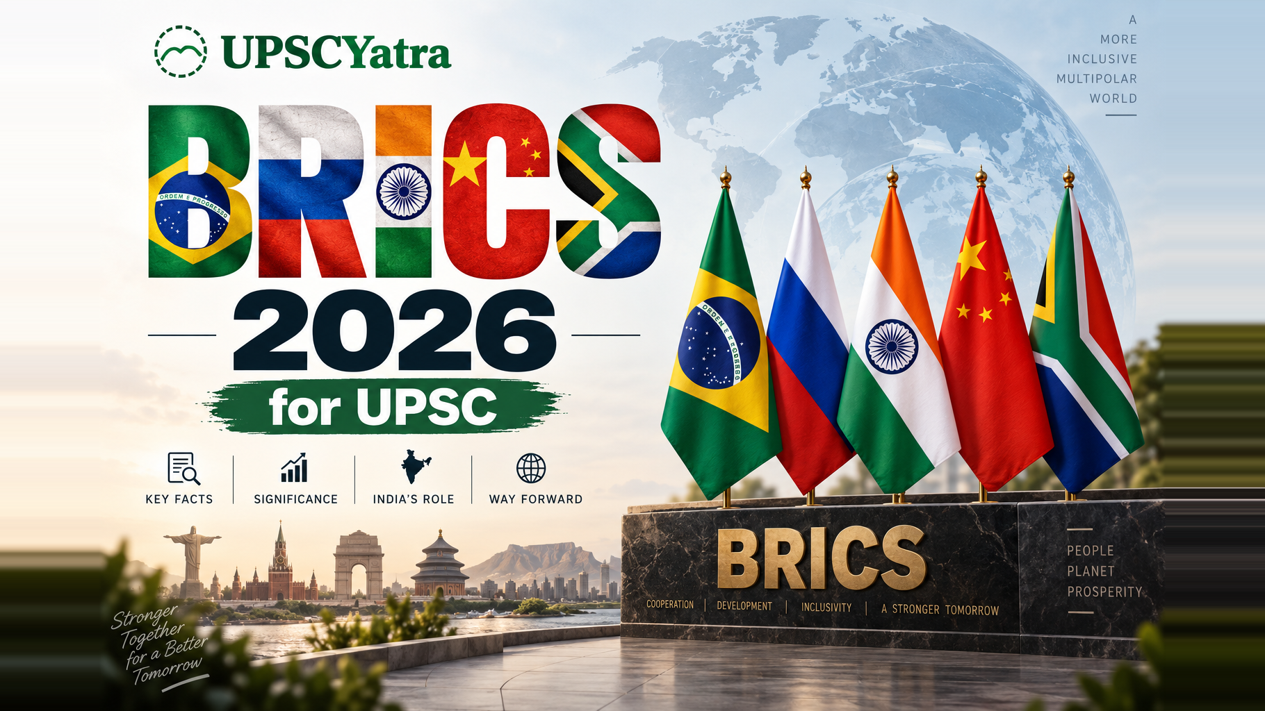 BRICS 2026 for UPSC — 18th BRICS Summit in New Delhi, key facts, India’s role and way forward