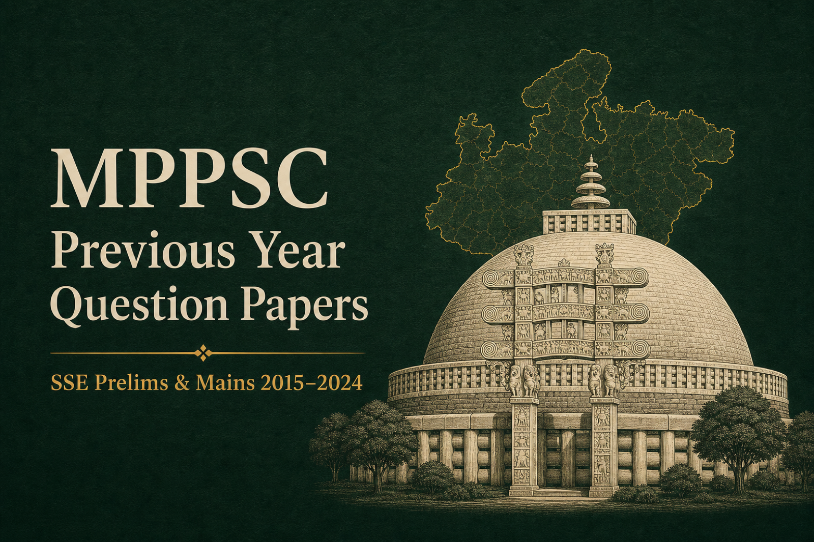 UPSCYatra cover for MPPSC previous year question papers PDF — SSE Prelims and Mains 2015–2024